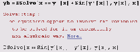 в данном случае функция DSolve