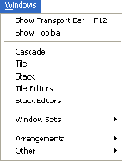 Ñîäåðæàíèå ãëàâû 4.8.9.
Ìåíþ Windows