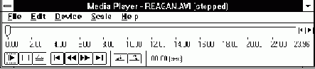 Версия приложения Media Player для проигрывания avi-файлов