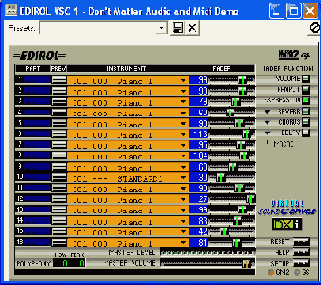 Синтезатор Virtual Sound Canvas DXi