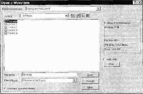   Open a Waveform
